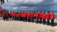 Pacific Islands Forum leaders gather for a group photo ahead of their retreat. Pacific Islands Forum leaders gather for a group photo ahead of their retreat. Photo: Nauru Government