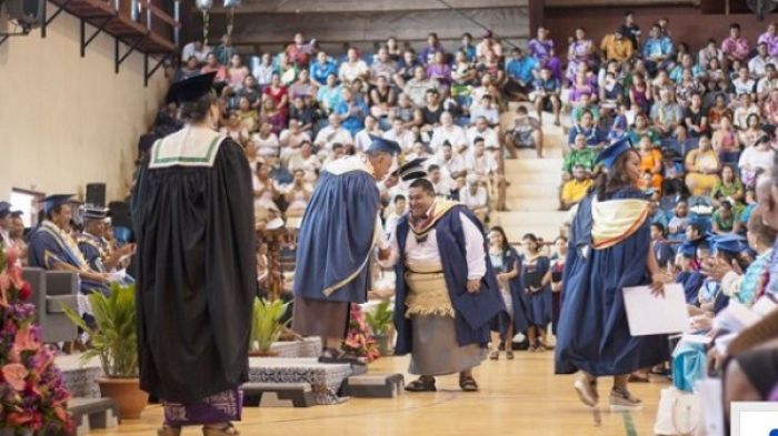 Jone Halakitaua Ben Palefau, graduated with a Bachelor of Medicine and Bachelor of Surgery from the National University of Samoa on Friday.