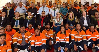 ADB and NZ celebrate the completion of a more resilient power project for Tonga