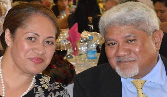 Dorina Kioa left with husband Dr. Sione Ngongo Kioa