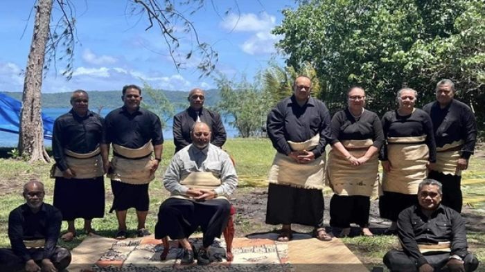 Tama Tu&#039;i Tupou VI mo e &#039;Eiki  Palēmia pehe ki he Kapineti &#039;a &#039;Ene &#039;Afio &#039;i he Funga Vailahi &#039;i Niuafo&#039;ou