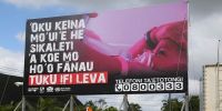 Billboards erected for smokefree campaign in Tonga