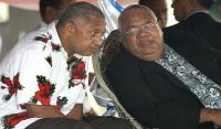 Ratu Joni Madraiwiwi (right) with Frank Bainimarama in 2006