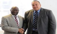 Shola Taylor, Secretary-General, CTO and The Honourable Siaosi Sovaleni, Deputy Prime Minister, Tonga London, May 2017