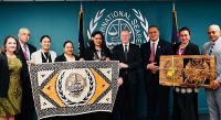 Presentation of Gifts from the Tonga Delegation to the Secretary General of ISA