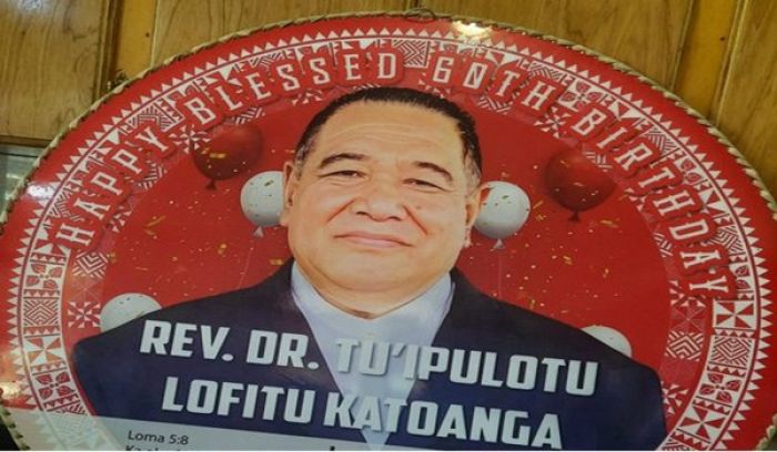 Hoko atu &#039;a  Dr. Tu&#039;ipulotu Katoanga &#039;i he lakanga Palesteni Siasi &#039;o Tonga