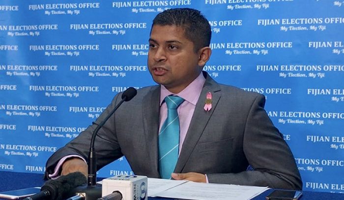 Fiji&#039;s Supervisor of Elections Mohammed Saneem