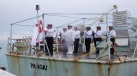 VOEA Pangai lowered her ensign for the final time