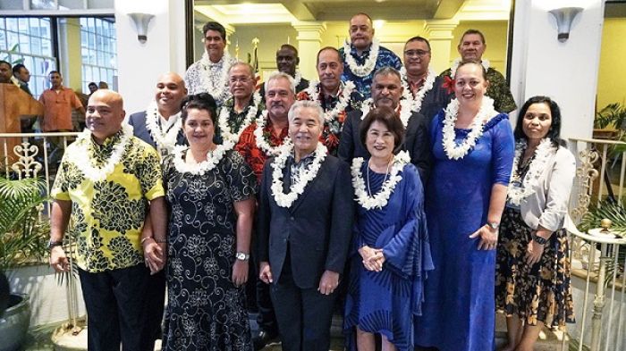 Fakataha ‘Eiki Palēmia mo e Tokoni Sekelitali ki Muli ‘a ‘Amelika pehe ki he kau taki Pasifiki