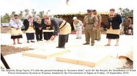 Ground breaking of Japan’s Grant Aid Project for Installation of Wind Power Generation System for the Kingdom of Tonga