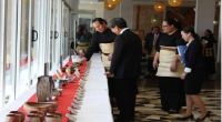 Their Royal Highnesses, Crown Prince Tupouto’a ‘Ulukalala and Crown Princess Sinaitakala Tuku‘aho at the official opening of the Japan’s Handcrafted Form, Traditions and Techniques Exhibition at the Tanoa International Hotel on Thursday, 20 July 2017.