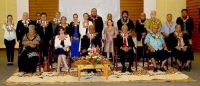 Hon. Prime Minister of Tonga with participants at the Pacific Small Island Developing States (PSIDS)-Kingdom of Sweden Ministerial Meeting, Fa’onelua Convention Centre, Nuku’alofa