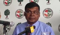 The leader of the Fiji National Federation Party, Biman Prasad