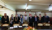 Chinese Delegation with Speaker of Legislative Assembly of Tonga