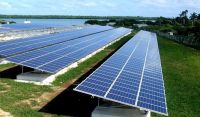 Maama Mai solar facility in Tonga. The country currently produces 11 percent of its energy needs from renewable resources