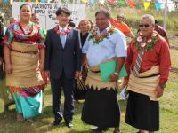 L-R &#039;Eiki Sālote Maumautaimi Tuku&#039;aho, &#039;Amipasitoa Siapani Yukio Numata, &#039;Ofisakolo Vili Lui &amp; Tonga Faemani