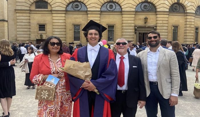 Dr Vincent B. Luscombe DPhil a Tongan descent graduated from Oxford University