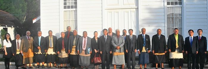 Members of Tonga Parliament with Delegation fro China