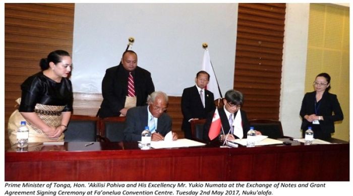 Japan to provide Tonga with a grant of TOP40 million