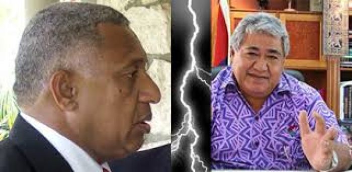 Bainimarama’s area of speciality is to “play the drum and yell left, right, stop!” said Samoan PM