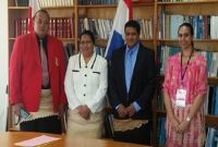 Hon. Sovaleni. Mrs. Petunia Tupou Honorary Consul of Netherlands to the Kingdom of Tonga, Claude Tupou and Hon. Fanetupouvava&#039;u Tu&#039;ivakano