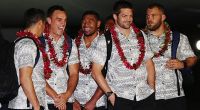 All Blacks Captain Richie McCaw and Team Mates in Samoa