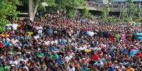 UPNG student rally at the Waigani Campu