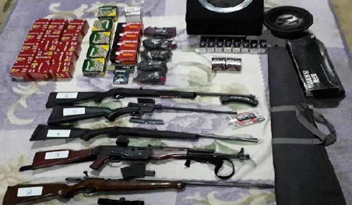 Police seized more imported firearms and ammunition