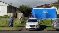 The property in Māngere remains cordoned off as part of a homicide investigation into the death of a 17-year-old girl.