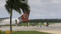 The first repatriation flight landed at Fua’amotu Airport this afternoon