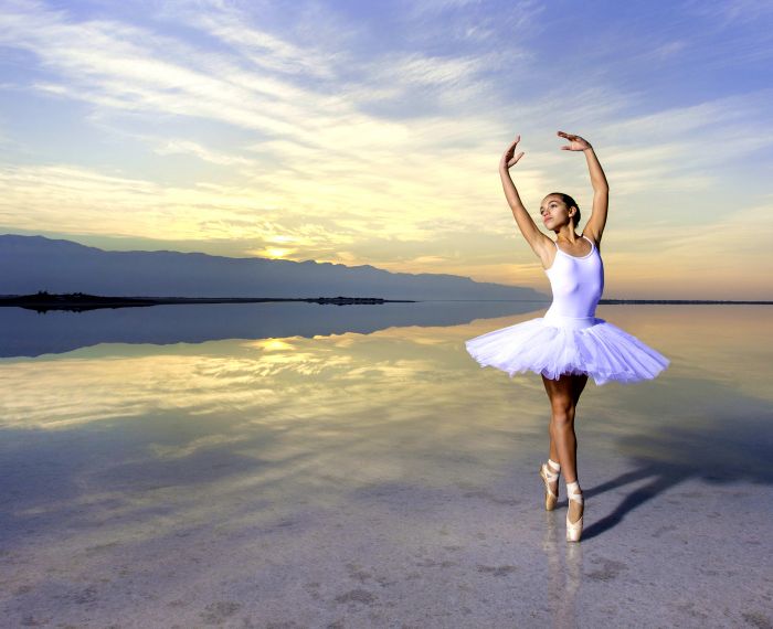 Eliana Vaha&#039;i at the Great Salt Lake. Photo Credit: Christopher Krause          