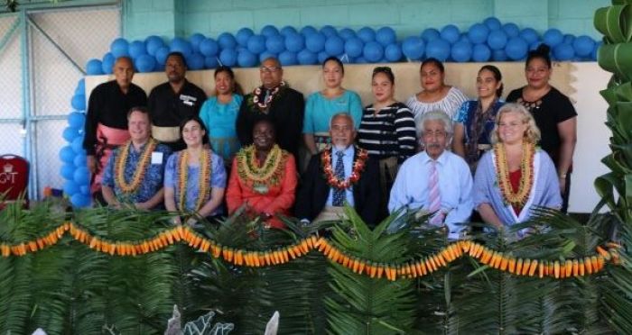 World Bank Vice President for East Asia and Pacific, Madame Victoria Kwakwa, and a delegation of senior World Bank officials joined the Minister for Fisheries Hon Semisi Fakahau, Fisheries CEO Dr Tuíkolongahau Halafihi, and sector stakeholders at the occasion. 