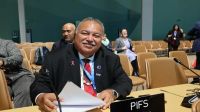 Baron Waqa at COP29 in Baku, Azerbaijan. 20 November 2024 