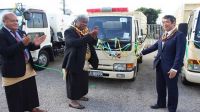 Japan’s GGP Handover of Waste Collection Vehicles to Waste Authority Limited